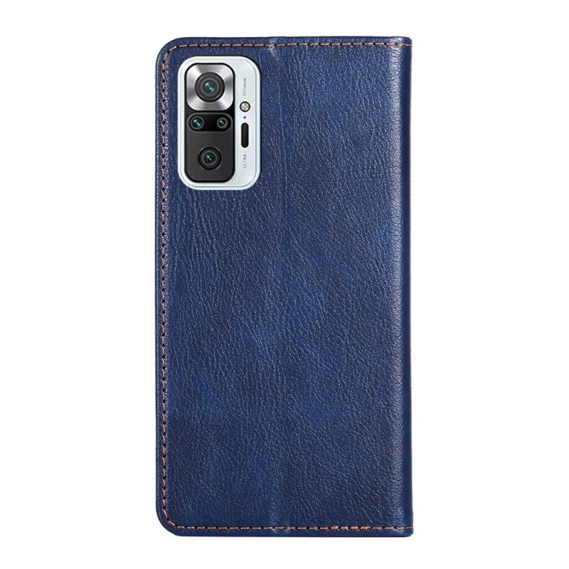 Folio Cover Xiaomi Redmi Note 10 Pro Custodia in pelle Stile Vintage In Pelle