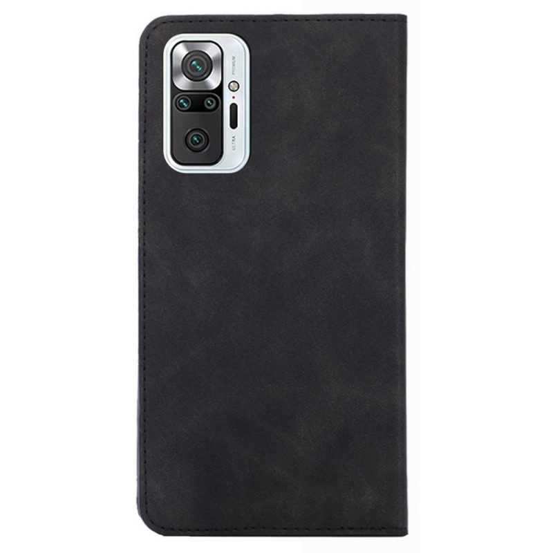 Folio Cover Xiaomi Redmi Note 10 Pro Custodia in pelle Tocco Di Pelle Classico