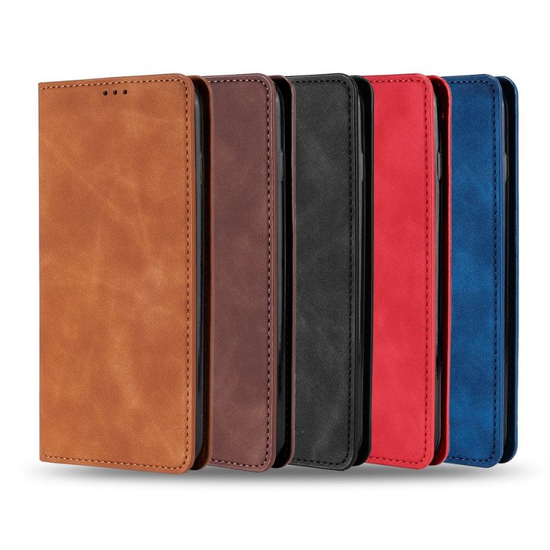 Folio Cover Xiaomi Redmi Note 10 Pro Custodia in pelle Tocco Di Pelle Classico