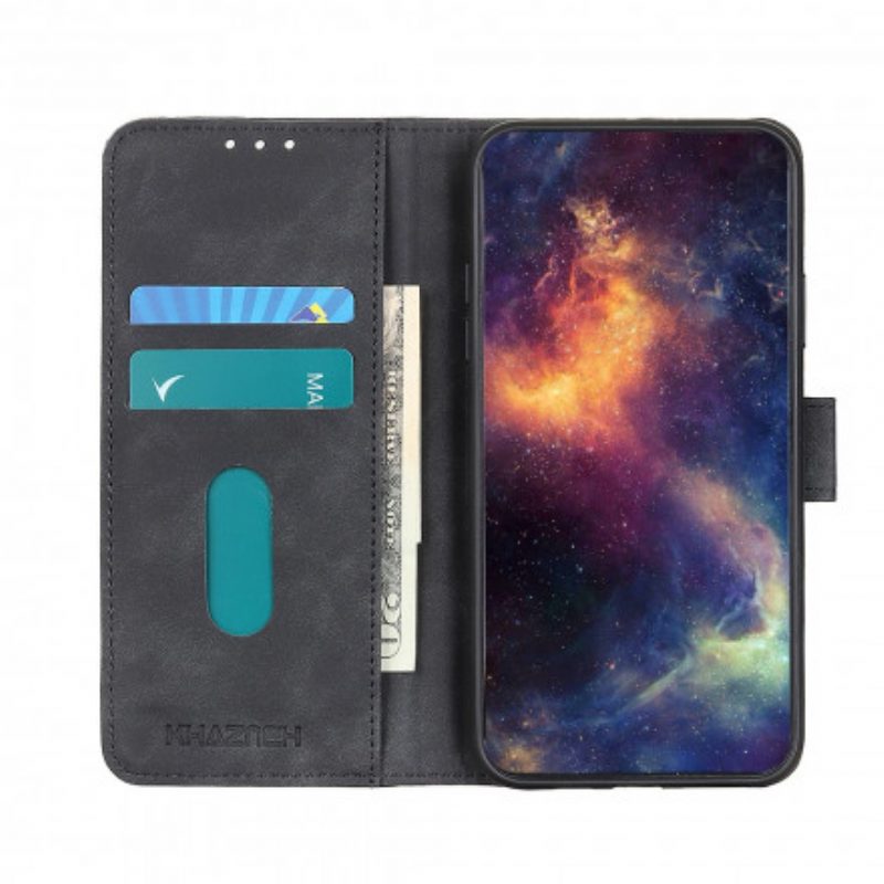 Folio Cover Xiaomi Redmi Note 10 Pro Khazneh Effetto Pelle Vintage