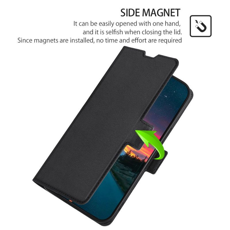 Folio Cover Xiaomi Redmi Note 10 Pro Stile In Pelle Ultra Fine