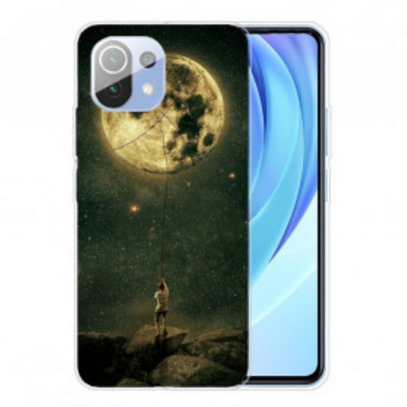 Cover Xiaomi Mi 11 Pro L'uomo Della Luna Flessibile