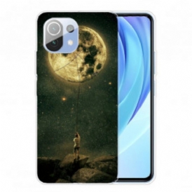 Cover Xiaomi Mi 11 Pro L'uomo Della Luna Flessibile