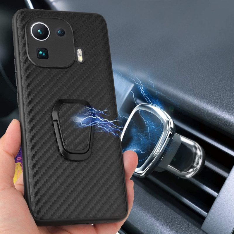 Cover Xiaomi Mi 11 Pro Porta Anelli Stile Serpente