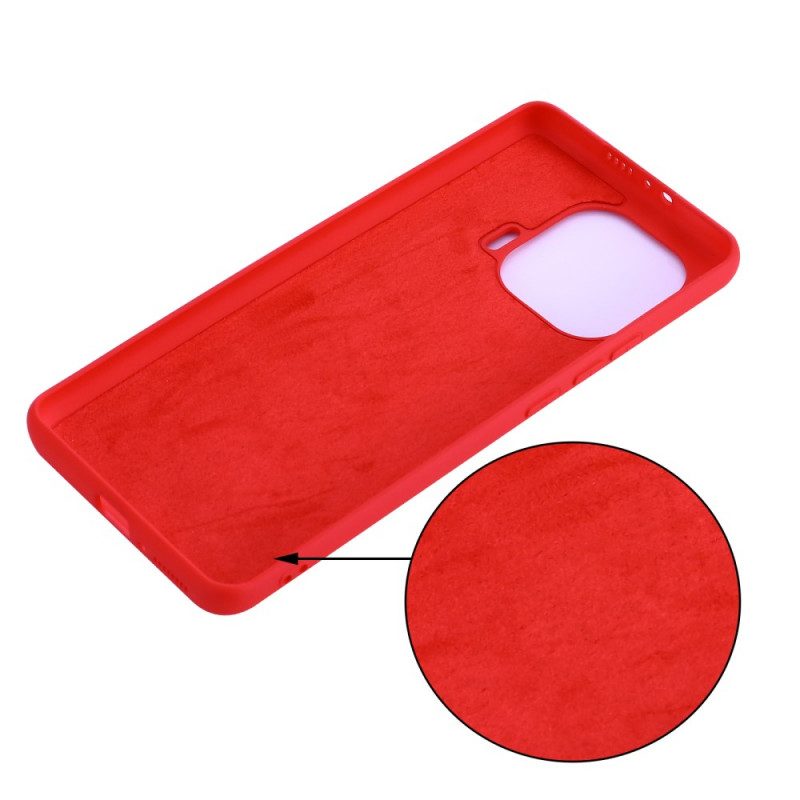 Cover Xiaomi Mi 11 Pro Silicone Liquido Con Cordino