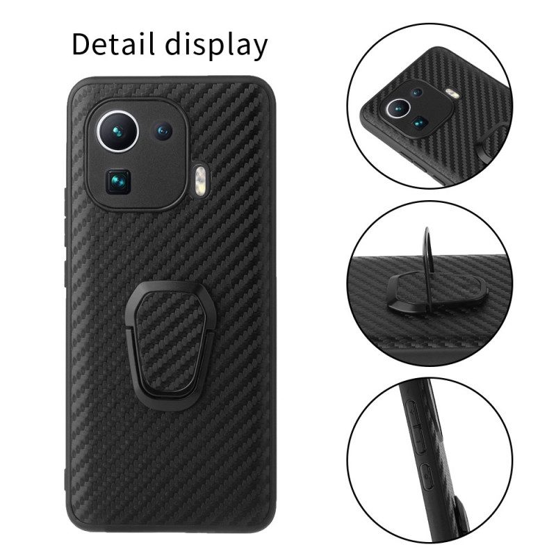 Cover Xiaomi Mi 11 Pro Staffa Ad Anello Stile Coccodrillo