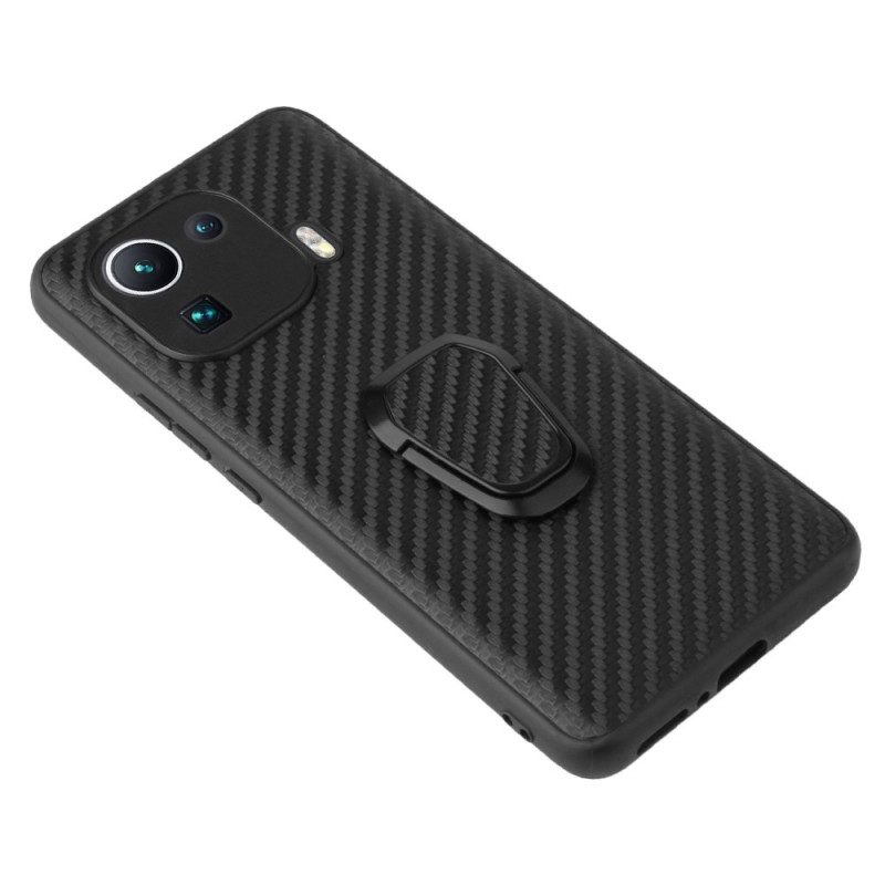 Cover Xiaomi Mi 11 Pro Staffa Ad Anello Stile Coccodrillo