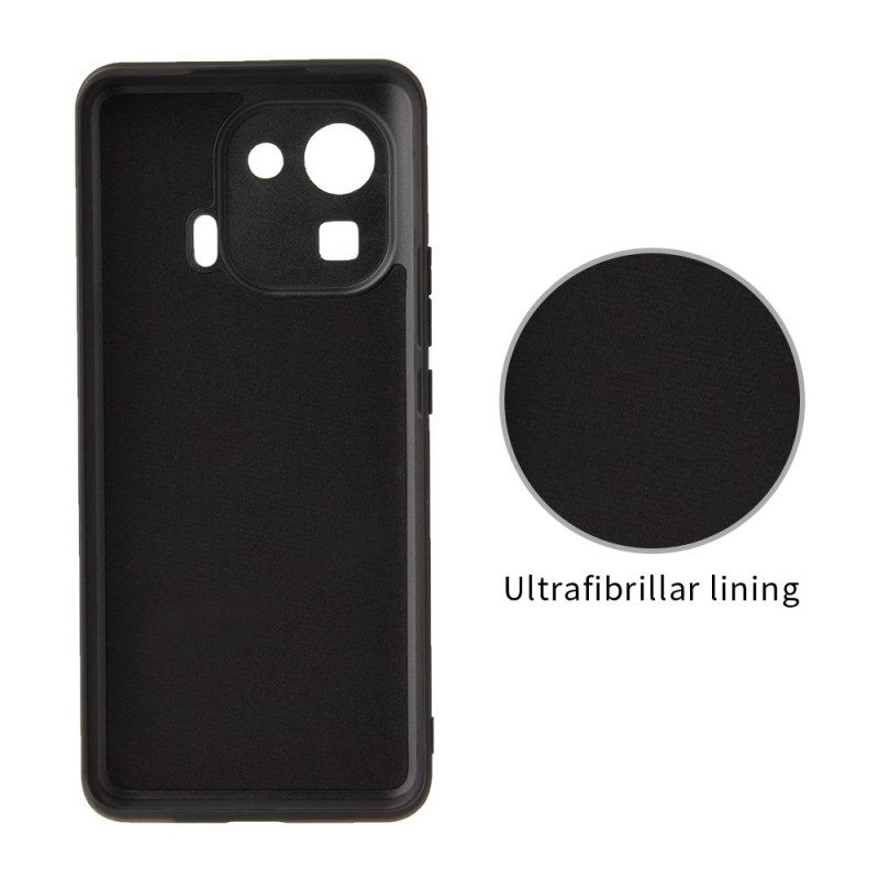 Cover Xiaomi Mi 11 Pro Supporto Anello In Fibra Di Carbonio