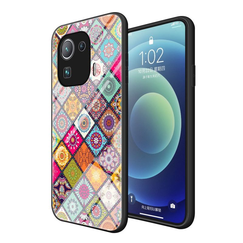 Cover Xiaomi Mi 11 Pro Supporto Magnetico Patchwork