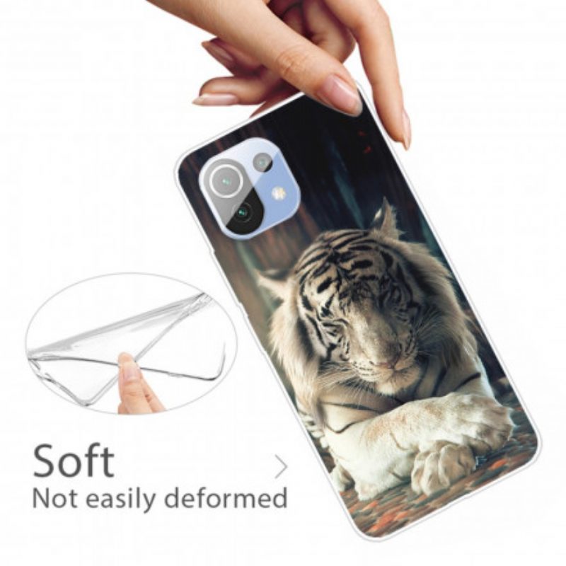 Cover Xiaomi Mi 11 Pro Tigre Flessibile