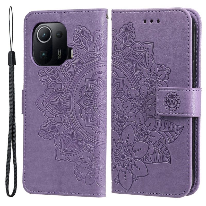 Custodia in pelle Xiaomi Mi 11 Pro Mandala