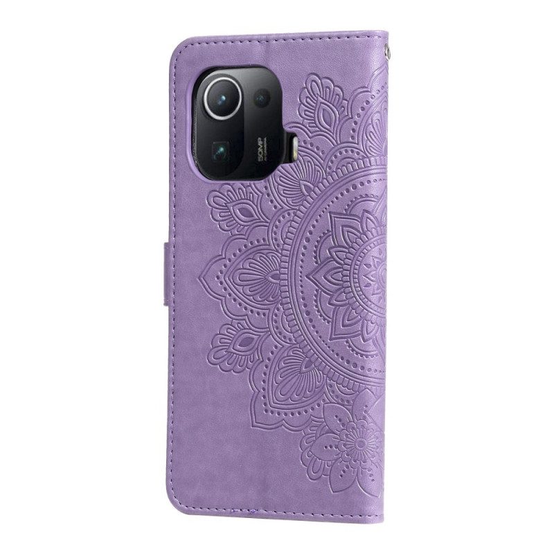 Custodia in pelle Xiaomi Mi 11 Pro Mandala