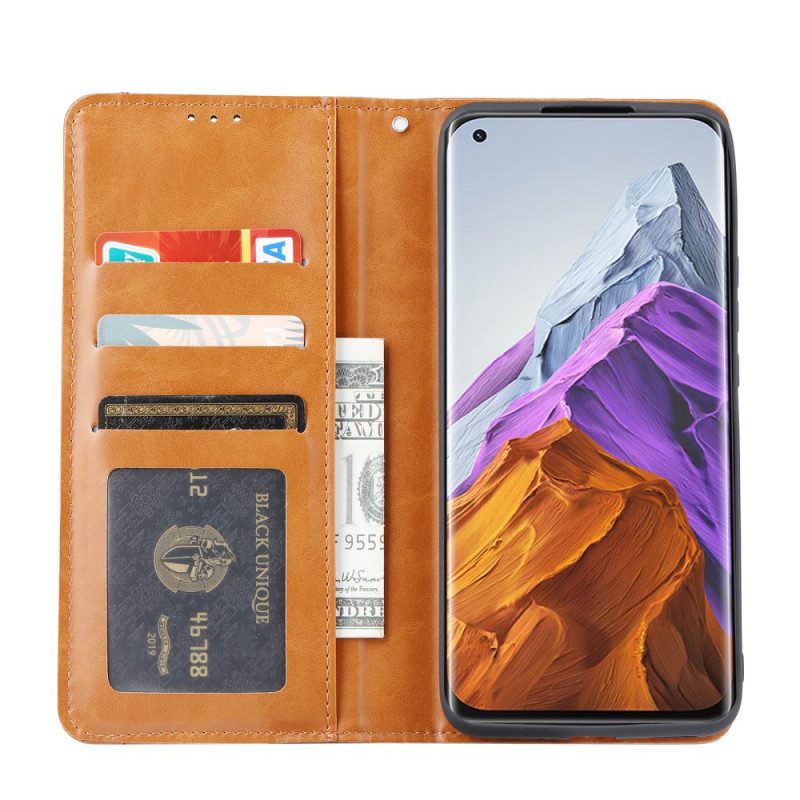 Folio Cover Xiaomi Mi 11 Pro Custodia in pelle Portacarte In Ecopelle