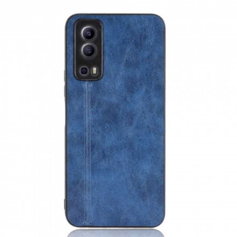 Cover Vivo Y72 5G Effetto Pelle Couture