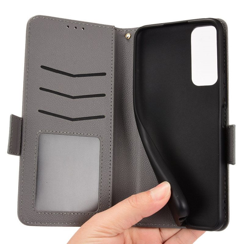 Custodia in pelle Vivo Y72 5G Folio Cover Flap Doppio Nuovi Colori