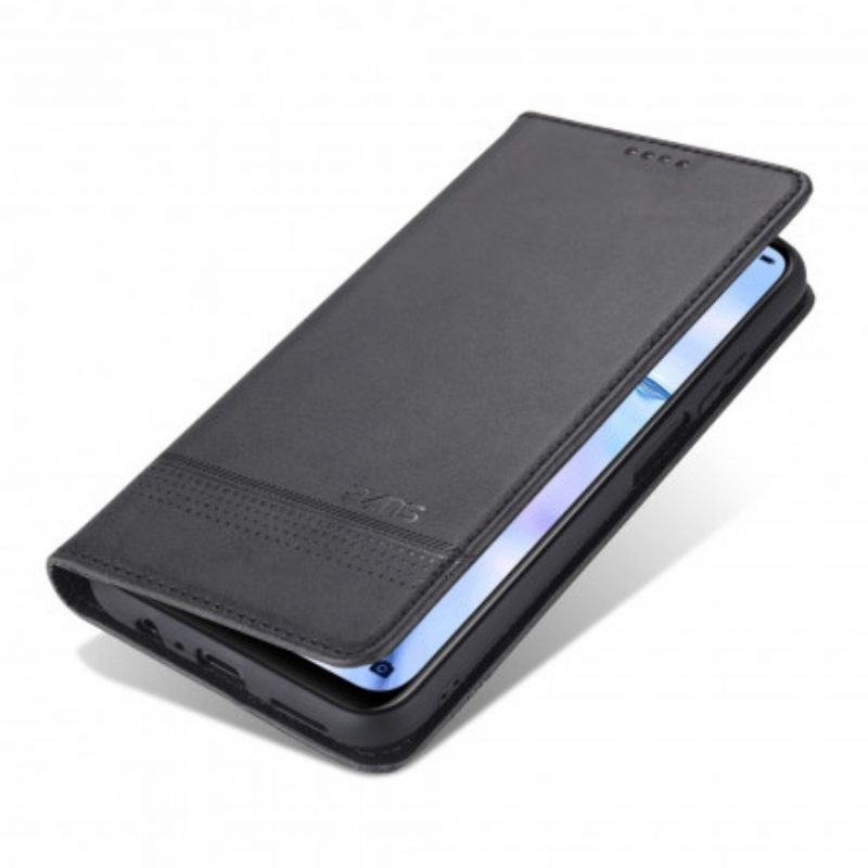 Folio Cover Vivo Y72 5G Custodia in pelle Stile In Pelle Azns