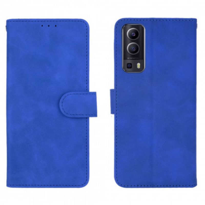 Folio Cover Vivo Y72 5G Tocco Di Pelle