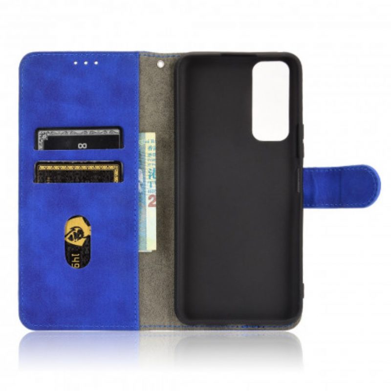 Folio Cover Vivo Y72 5G Tocco Di Pelle