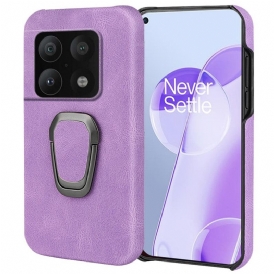 Cover OnePlus 10 Pro 5G Anello-supporto Effetto Pelle Nuovi Colori