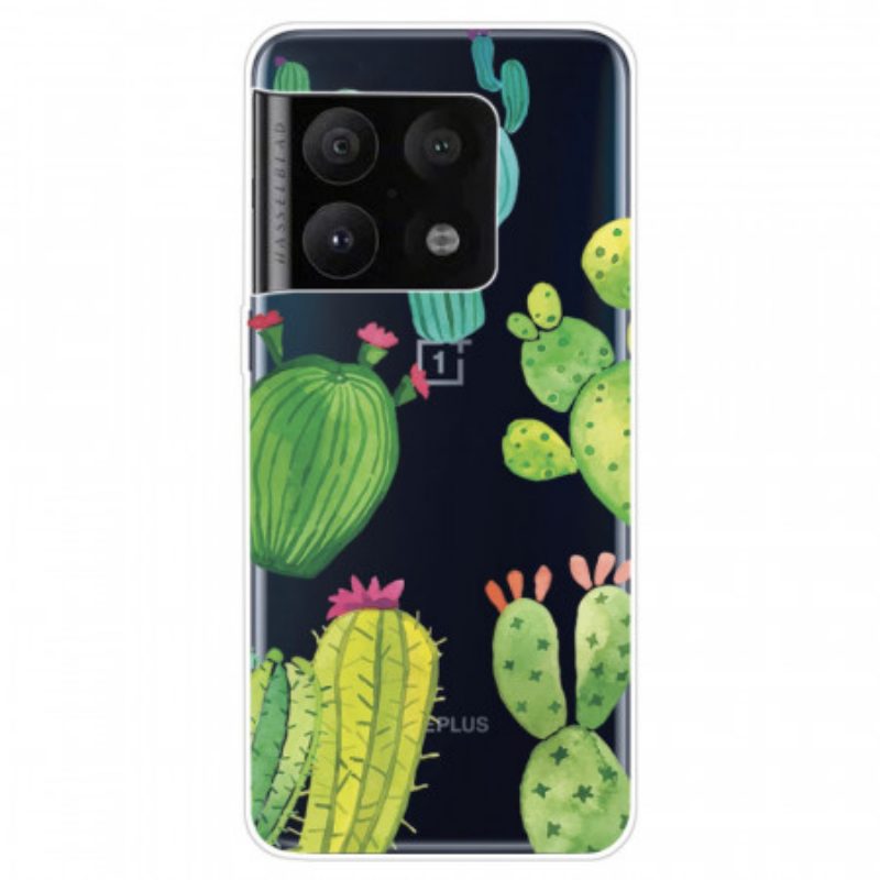 Cover OnePlus 10 Pro 5G Cactus Dell'acquerello