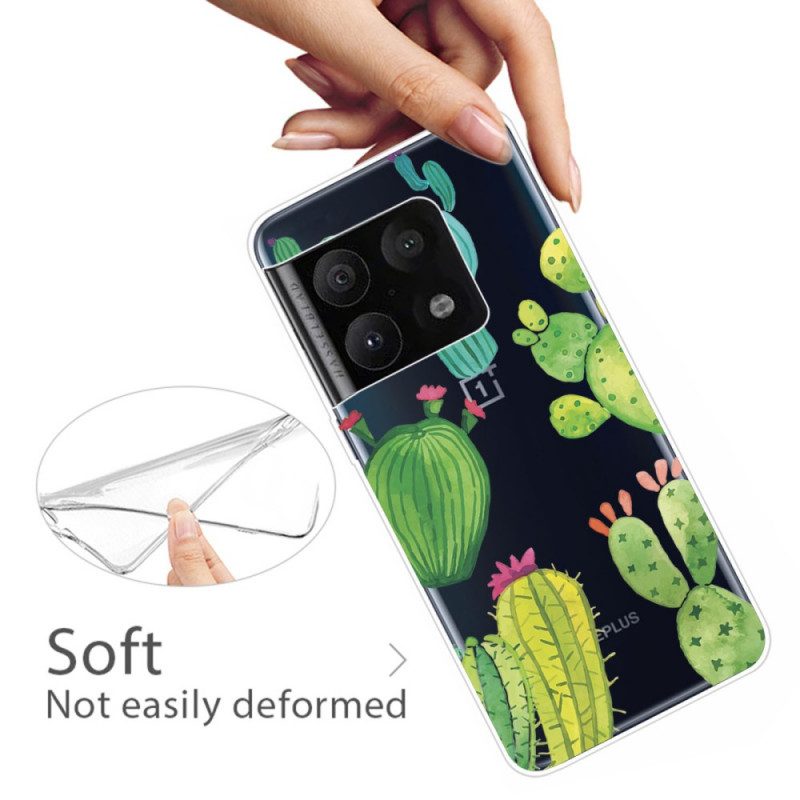 Cover OnePlus 10 Pro 5G Cactus Dell'acquerello