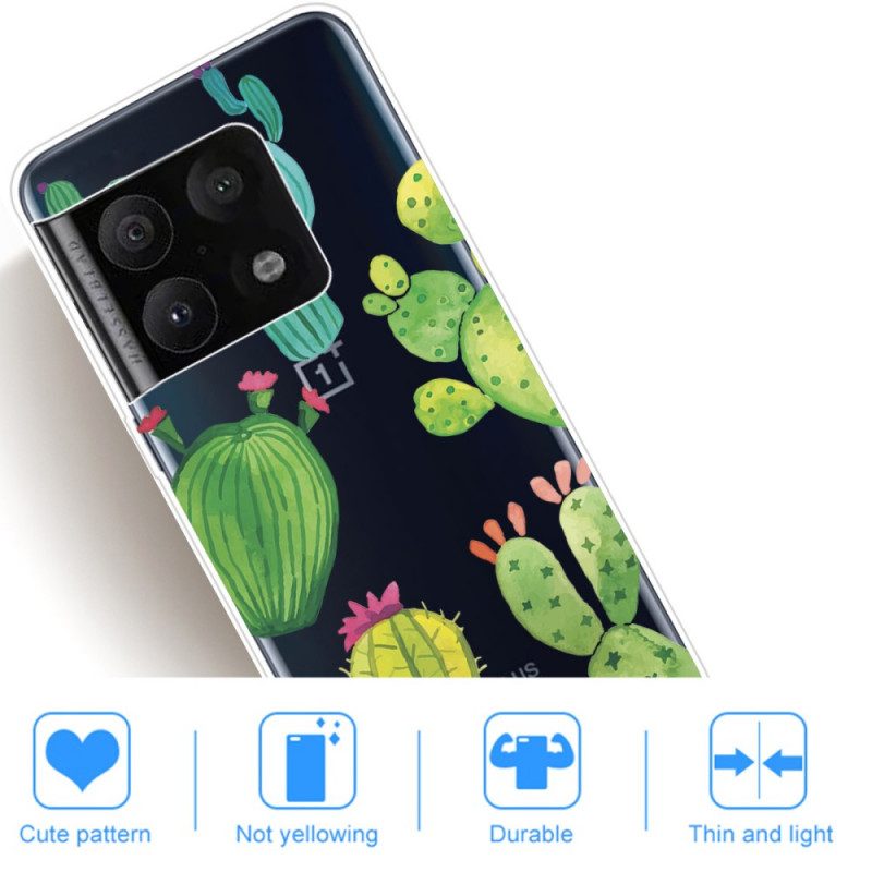 Cover OnePlus 10 Pro 5G Cactus Dell'acquerello