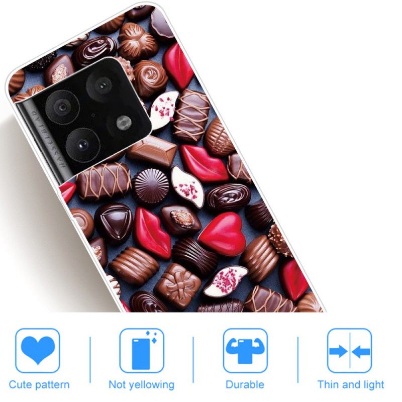 Cover OnePlus 10 Pro 5G Cioccolato Flessibile