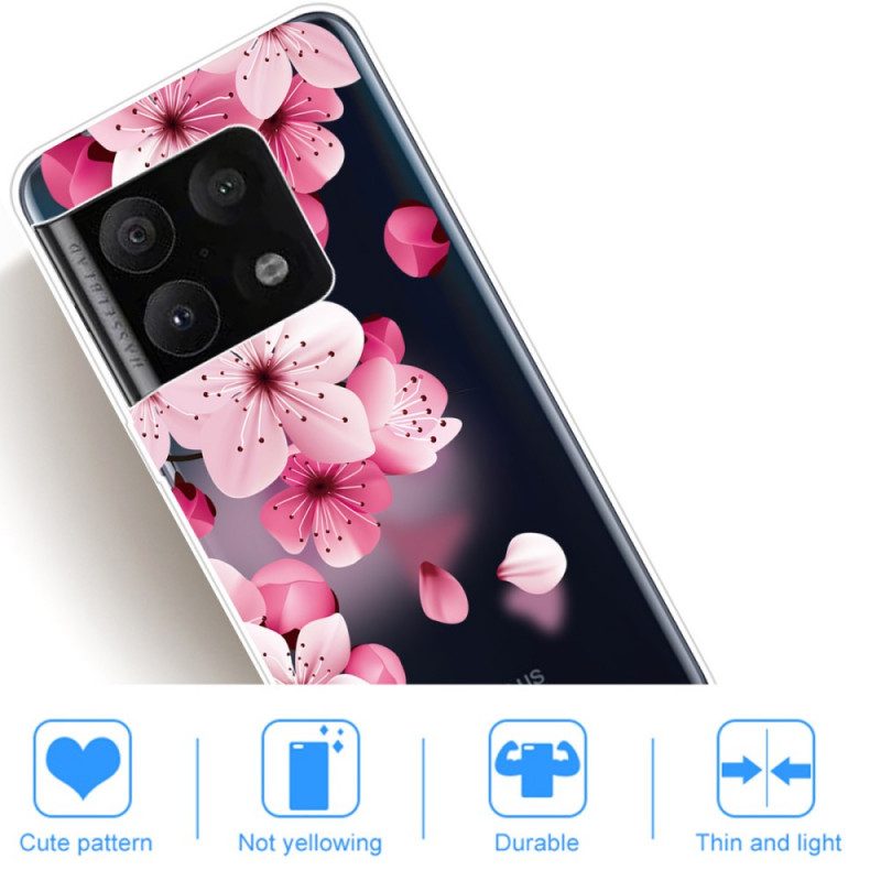 Cover OnePlus 10 Pro 5G Fiore Rosa Puro