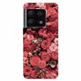 Cover OnePlus 10 Pro 5G Fiori Rosa
