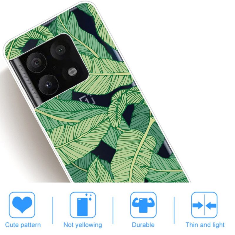 Cover OnePlus 10 Pro 5G Fogli Grafici Trasparenti