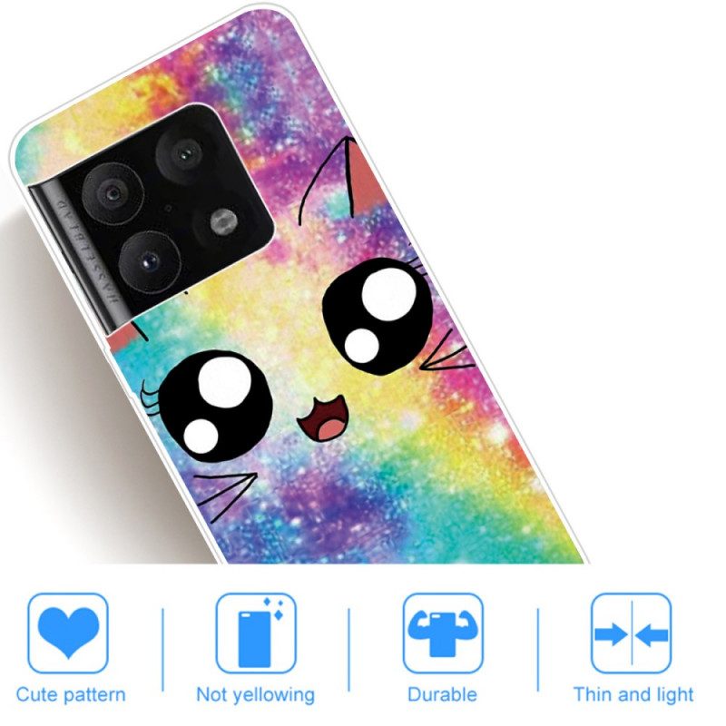 Cover OnePlus 10 Pro 5G Gatto Dei Cartoni Animati