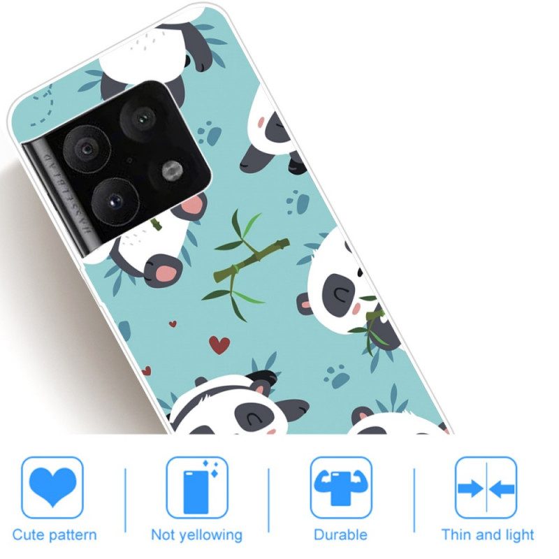 Cover OnePlus 10 Pro 5G Mazzo Di Panda