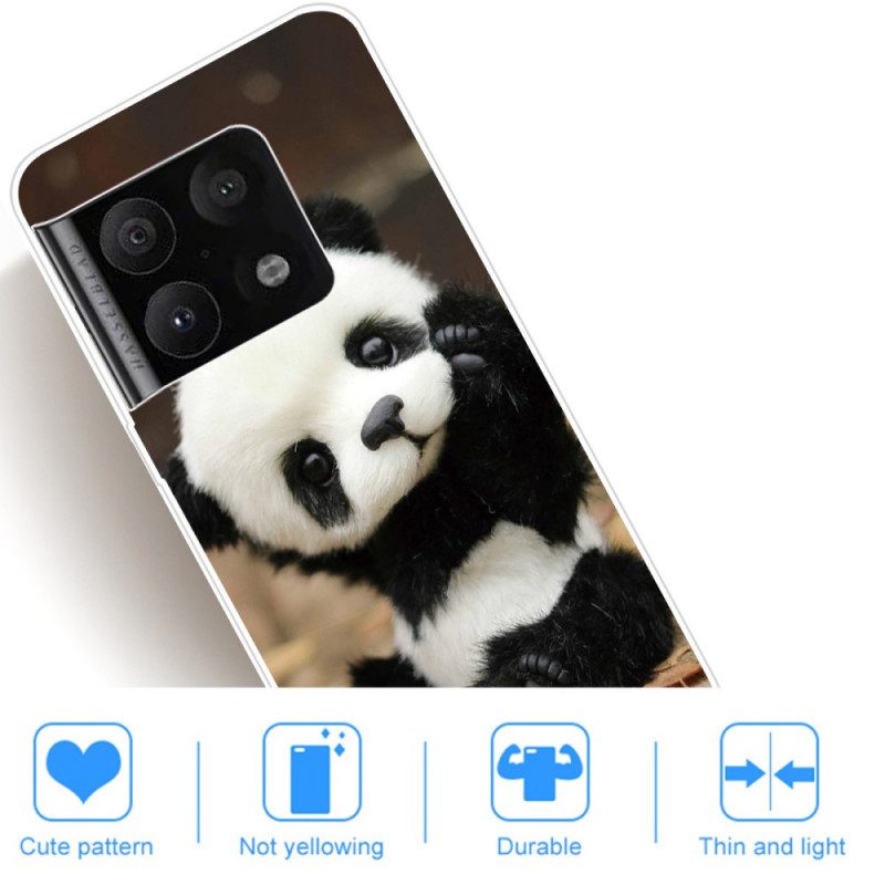 Cover OnePlus 10 Pro 5G Panda Flessibile