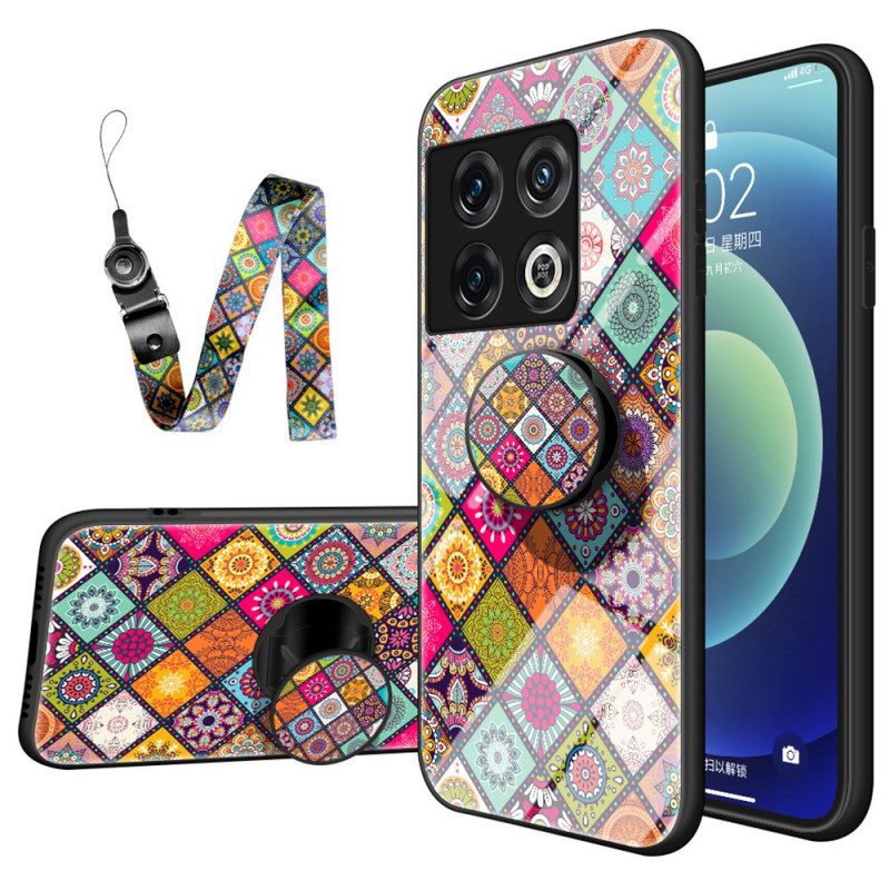 Cover OnePlus 10 Pro 5G Supporto Magnetico Patchwork