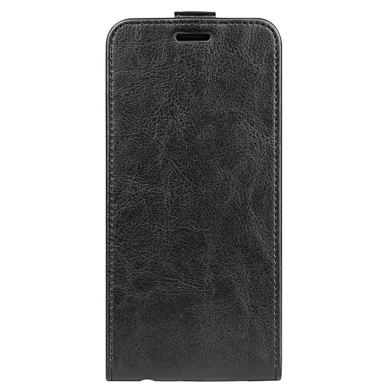 Custodia in pelle OnePlus 10 Pro 5G Folio Cover Ribalta Verticale Effetto Pelle