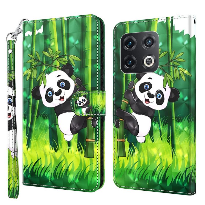 Custodia in pelle OnePlus 10 Pro 5G Panda Strappy