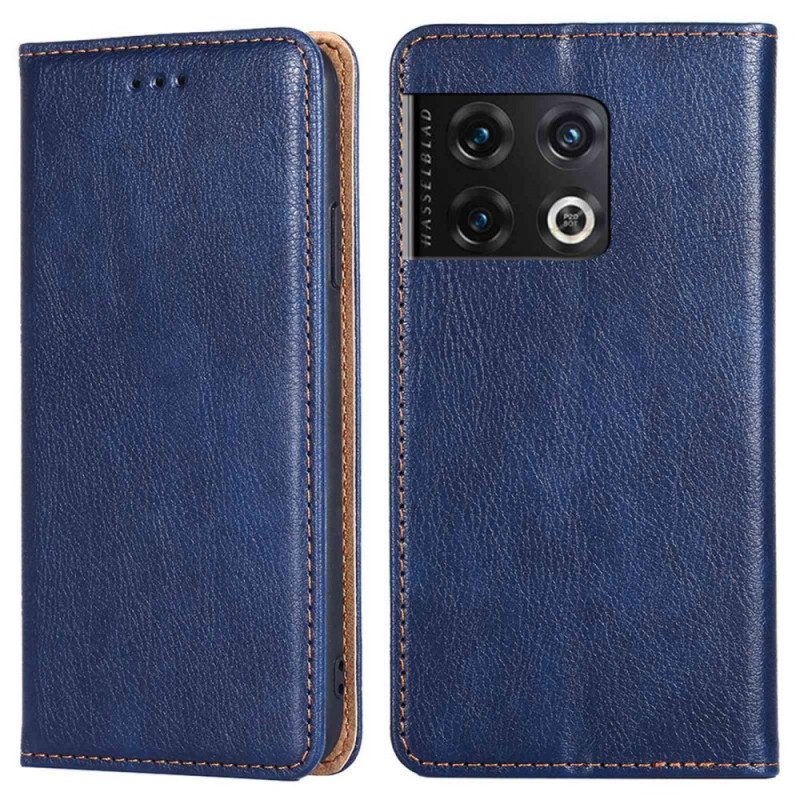 Folio Cover OnePlus 10 Pro 5G Custodia in pelle Design Retrò