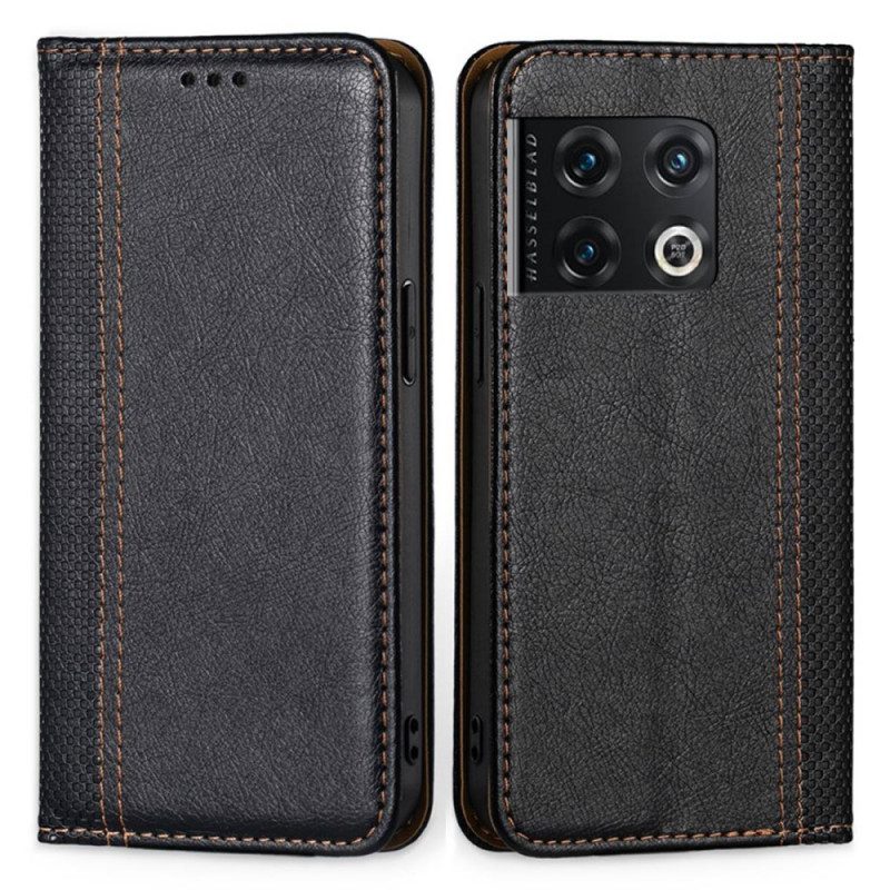 Folio Cover OnePlus 10 Pro 5G Custodia in pelle Ecopelle Vintage