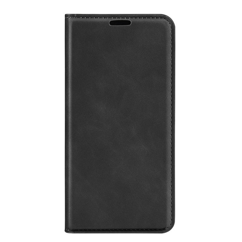 Folio Cover OnePlus 10 Pro 5G Custodia in pelle Effetto Pelle Morbida Seta