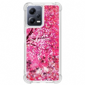 Cover Poco X5 5G Albero Glitterato