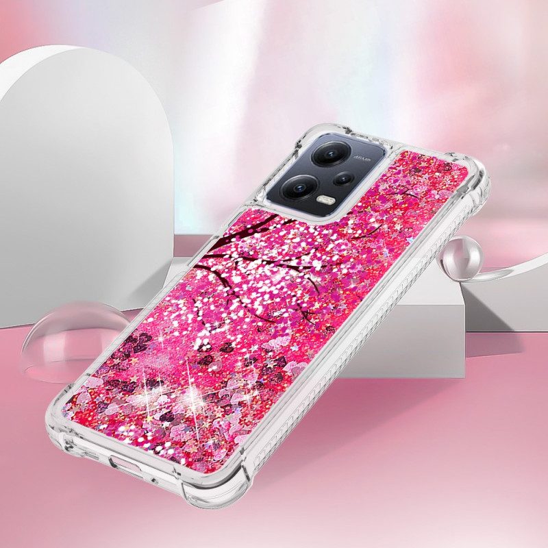 Cover Poco X5 5G Albero Glitterato