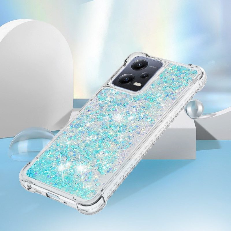 Cover Poco X5 5G Paillettes Colorate