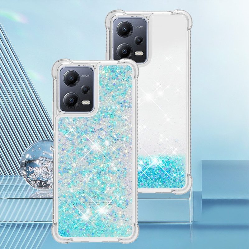 Cover Poco X5 5G Paillettes Colorate