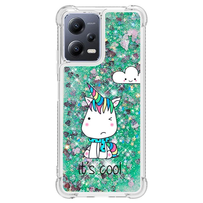 Cover Poco X5 5G Unicorni Glitterati