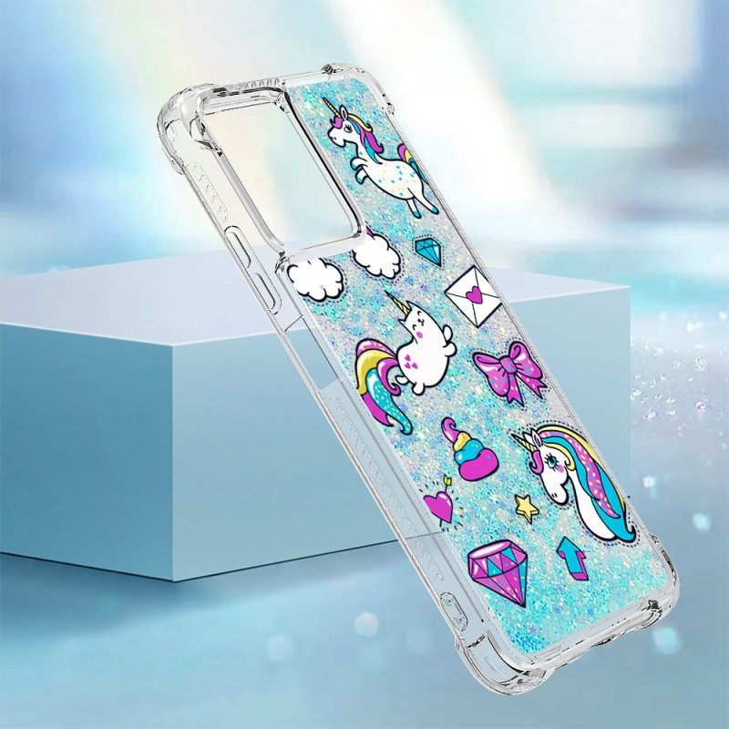 Cover Poco X5 5G Unicorni Glitterati