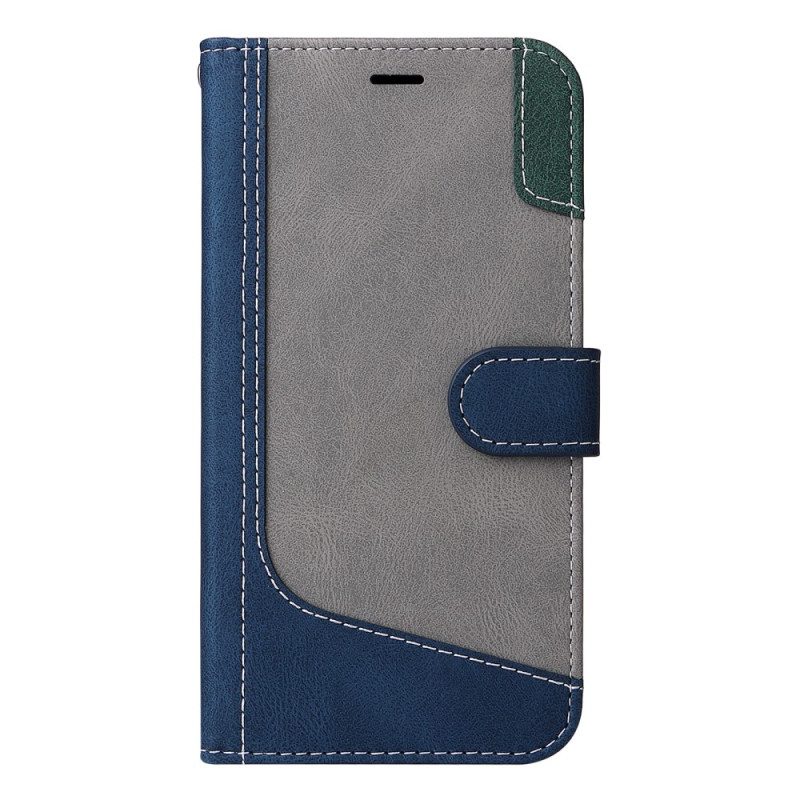 Folio Cover Poco X5 5G Cinturino Tricolore