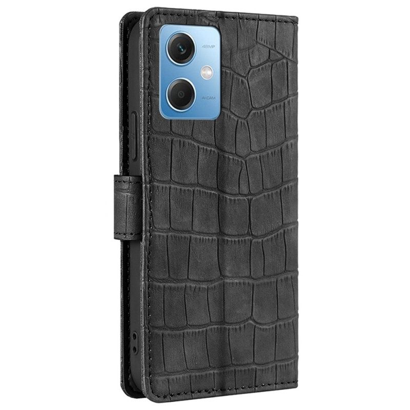 Folio Cover Poco X5 5G Coccodrillo