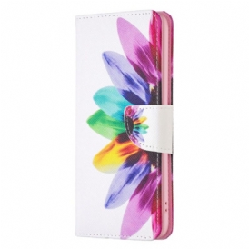 Folio Cover Poco X5 5G Fiore Dell'acquerello