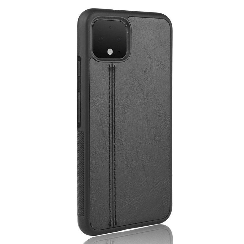 Cover Google Pixel 4 XL Effetto Pelle Couture