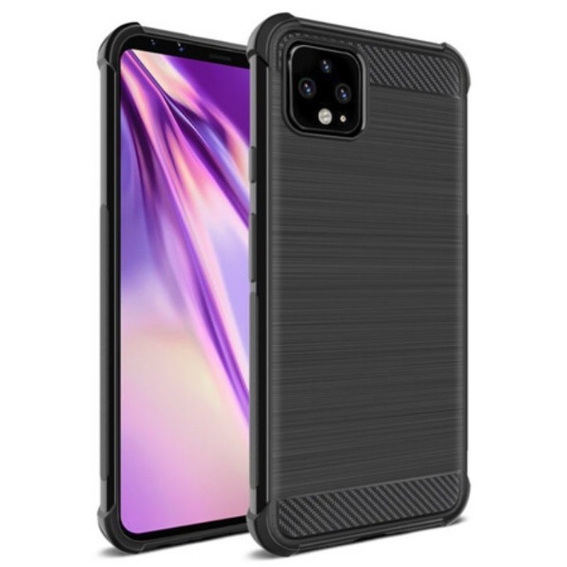 Cover Google Pixel 4 XL Fibra Di Carbonio Spazzolato Imak